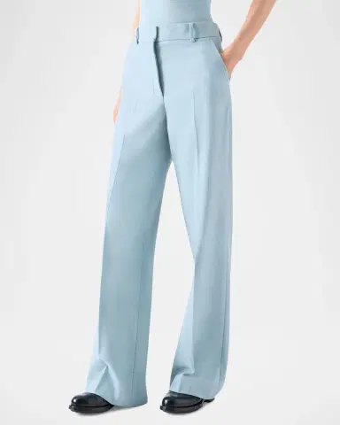 Akris punto Chiaro Wool Flannel Pants | Thumbnail 3 Akris punto Chiaro Wool Flannel Pants | Thumbnail 3