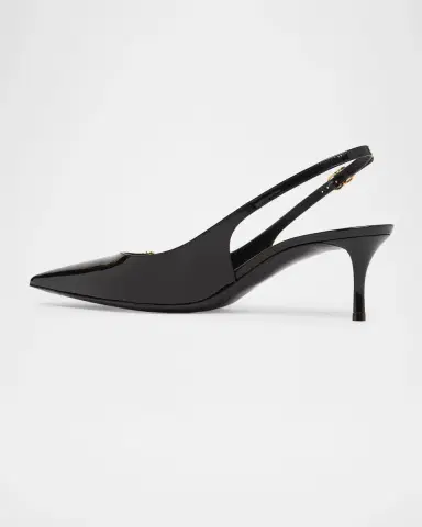 Dolce & Gabbana 90mm DG Vernice Patent Leather Slingback Pumps | Thumbnail 3 Dolce & Gabbana 90mm DG Vernice Patent Leather Slingback Pumps | Thumbnail 3