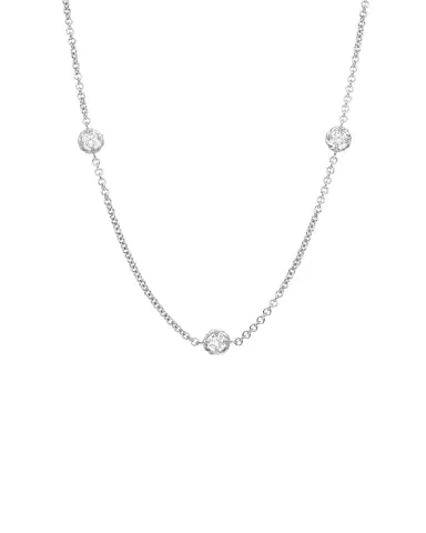 Paul Morelli 18k White Gold Diamond Chain Necklace, 16" | Thumbnail 2 Paul Morelli 18k White Gold Diamond Chain Necklace, 16" | Thumbnail 2