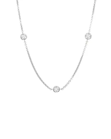 Paul Morelli 18k White Gold Diamond Chain Necklace, 16" | Thumbnail 1 Paul Morelli 18k White Gold Diamond Chain Necklace, 16" | Thumbnail 1