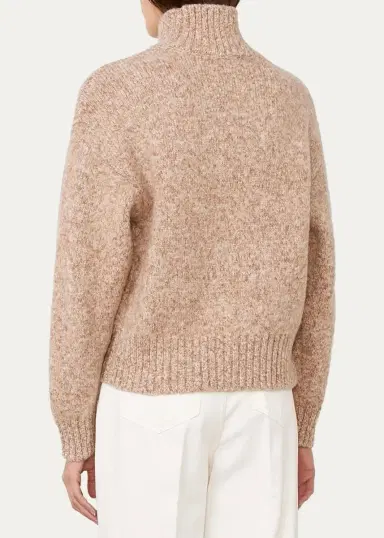 OFFICINE GÉNÉRALE Turtleneck Wool Sweater | Thumbnail 3 OFFICINE GÉNÉRALE Turtleneck Wool Sweater | Thumbnail 3