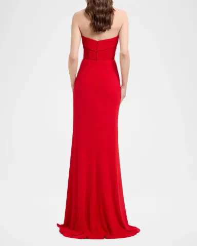 Elie Saab Strapless Draped Trumpet Gown | Thumbnail 3 Elie Saab Strapless Draped Trumpet Gown | Thumbnail 3