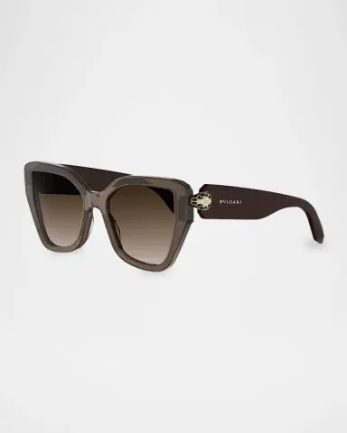 BVLGARI Serpenti 51mm Acetate Butterfly Sunglasses | Thumbnail 2 BVLGARI Serpenti 51mm Acetate Butterfly Sunglasses | Thumbnail 2
