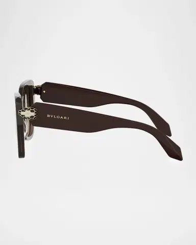 BVLGARI Serpenti 51mm Acetate Butterfly Sunglasses | Thumbnail 3 BVLGARI Serpenti 51mm Acetate Butterfly Sunglasses | Thumbnail 3