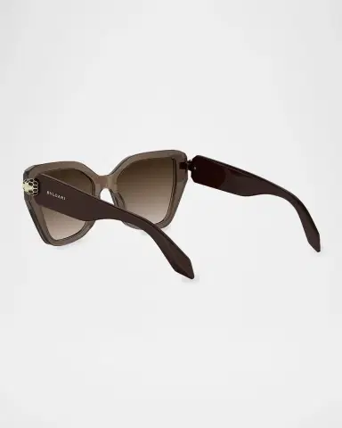 BVLGARI Serpenti 51mm Acetate Butterfly Sunglasses | Thumbnail 4 BVLGARI Serpenti 51mm Acetate Butterfly Sunglasses | Thumbnail 4