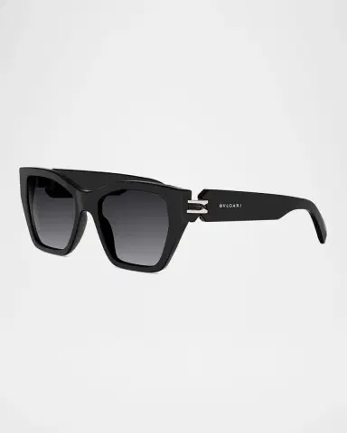 BVLGARI B. Zero1 52mm Acetate Butterfly Sunglasses | Thumbnail 2 BVLGARI B. Zero1 52mm Acetate Butterfly Sunglasses | Thumbnail 2