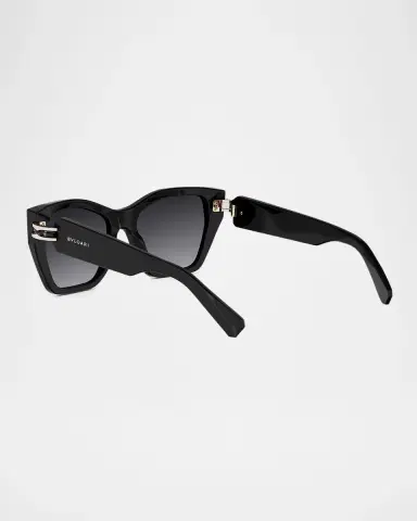 BVLGARI B. Zero1 52mm Acetate Butterfly Sunglasses | Thumbnail 4 BVLGARI B. Zero1 52mm Acetate Butterfly Sunglasses | Thumbnail 4