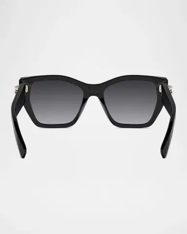 BVLGARI B. Zero1 52mm Acetate Butterfly Sunglasses | Thumbnail 5 BVLGARI B. Zero1 52mm Acetate Butterfly Sunglasses | Thumbnail 5