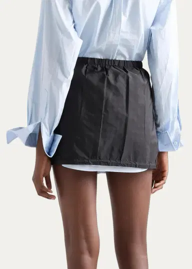 Prada A-Line Mini Skirt | Thumbnail 3 Prada A-Line Mini Skirt | Thumbnail 3