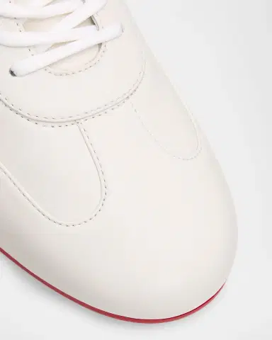 Christian Louboutin Eleonora Flex Leather Low-Top Sneakers | Thumbnail 3 Christian Louboutin Eleonora Flex Leather Low-Top Sneakers | Thumbnail 3