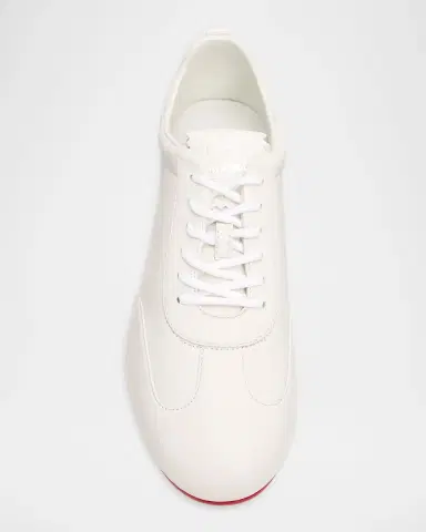 Christian Louboutin Eleonora Flex Leather Low-Top Sneakers | Thumbnail 4 Christian Louboutin Eleonora Flex Leather Low-Top Sneakers | Thumbnail 4