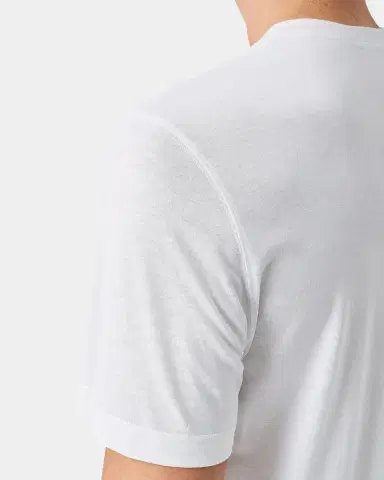 Eton Men's Silk and Cotton Crewneck T-Shirt | Thumbnail 8 Eton Men's Silk and Cotton Crewneck T-Shirt | Thumbnail 8