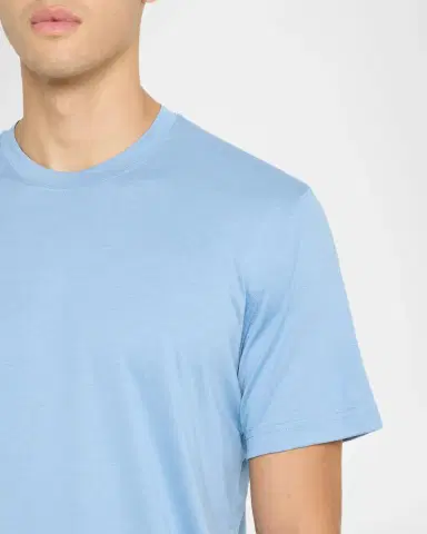 Eton Men's Cotton and Silk Crewneck T-Shirt | Thumbnail 5 Eton Men's Cotton and Silk Crewneck T-Shirt | Thumbnail 5