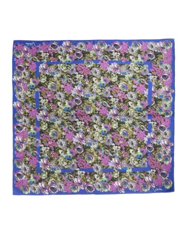 Valentino Garavani Floral Silk Foulard Scarf | Thumbnail 1 Valentino Garavani Floral Silk Foulard Scarf | Thumbnail 1