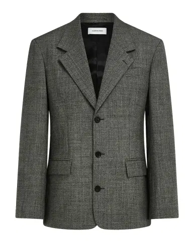 Ferragamo Men's Wool Mouline Single-Breasted Sport Coat | Thumbnail 3 Ferragamo Men's Wool Mouline Single-Breasted Sport Coat | Thumbnail 3