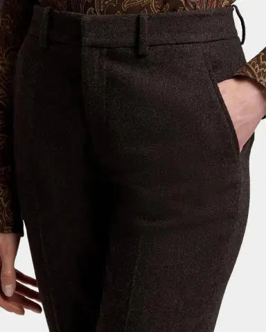 Ralph Lauren Collection Andrey Wool Herringbone Tapered-Leg Ankle Pants | Thumbnail 5 Ralph Lauren Collection Andrey Wool Herringbone Tapered-Leg Ankle Pants | Thumbnail 5