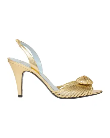 Valentino Garavani Coeur Royal 8mm Laminated Nappa Leather Slingback Sandals | Thumbnail 1 Valentino Garavani Coeur Royal 8mm Laminated Nappa Leather Slingback Sandals | Thumbnail 1