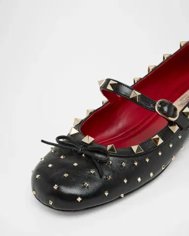 Valentino Garavani Rockstud Mary Jane Ballerina Flats | Thumbnail 5 Valentino Garavani Rockstud Mary Jane Ballerina Flats | Thumbnail 5