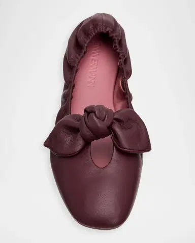 Zimmermann Carousel Leather Bow Ballerina Flats | Thumbnail 4 Zimmermann Carousel Leather Bow Ballerina Flats | Thumbnail 4