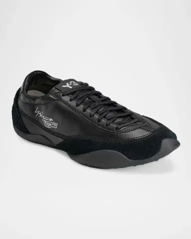 Y-3 Men's Tokyo Warped Leather Sneakers | Thumbnail 2 Y-3 Men's Tokyo Warped Leather Sneakers | Thumbnail 2