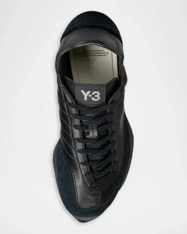 Y-3 Men's Tokyo Warped Leather Sneakers | Thumbnail 3 Y-3 Men's Tokyo Warped Leather Sneakers | Thumbnail 3
