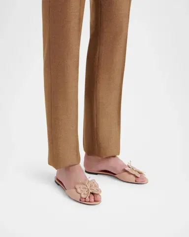 Valentino Garavani Flutterby Flat Slides | Thumbnail 2 Valentino Garavani Flutterby Flat Slides | Thumbnail 2