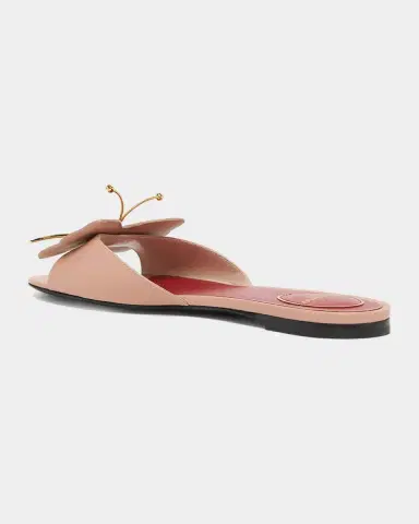 Valentino Garavani Flutterby Flat Slides | Thumbnail 4 Valentino Garavani Flutterby Flat Slides | Thumbnail 4