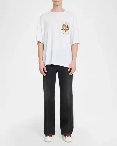 AMIRI Men's Heart Oversized T-Shirt | Thumbnail 2 AMIRI Men's Heart Oversized T-Shirt | Thumbnail 2