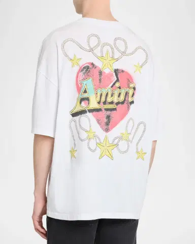 AMIRI Men's Heart Oversized T-Shirt | Thumbnail 3 AMIRI Men's Heart Oversized T-Shirt | Thumbnail 3