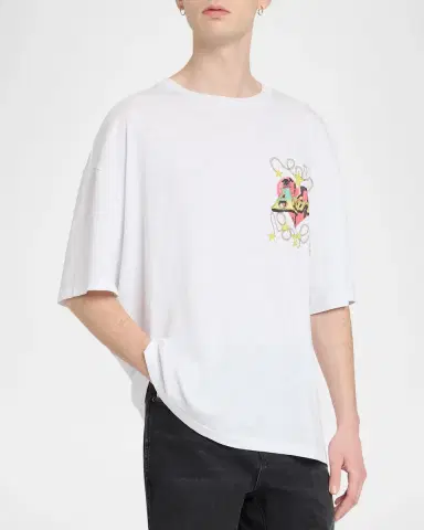 AMIRI Men's Heart Oversized T-Shirt | Thumbnail 4 AMIRI Men's Heart Oversized T-Shirt | Thumbnail 4