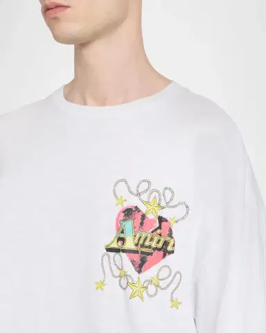 AMIRI Men's Heart Oversized T-Shirt | Thumbnail 5 AMIRI Men's Heart Oversized T-Shirt | Thumbnail 5