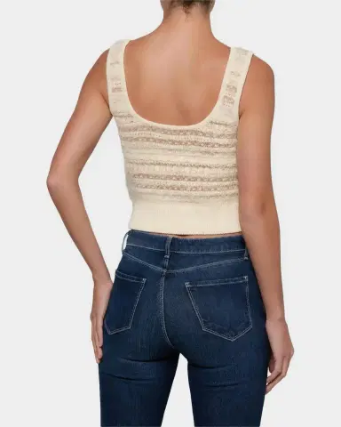 L'Agence Galene Mixed-Stitch Sweater Tank Top | Thumbnail 3 L'Agence Galene Mixed-Stitch Sweater Tank Top | Thumbnail 3