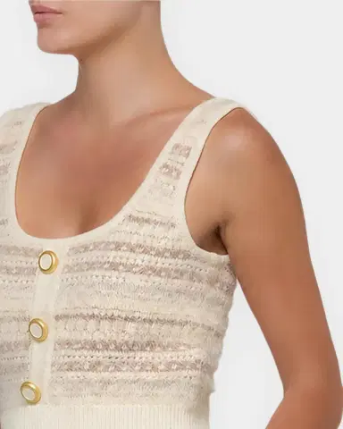 L'Agence Galene Mixed-Stitch Sweater Tank Top | Thumbnail 5 L'Agence Galene Mixed-Stitch Sweater Tank Top | Thumbnail 5