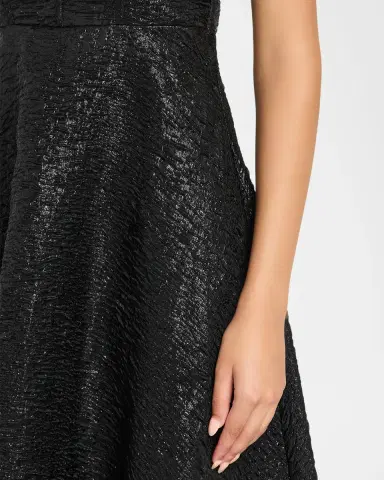 As It May Julia Sweetheart Organza Jacquard Midi Dress | Thumbnail 5 As It May Julia Sweetheart Organza Jacquard Midi Dress | Thumbnail 5