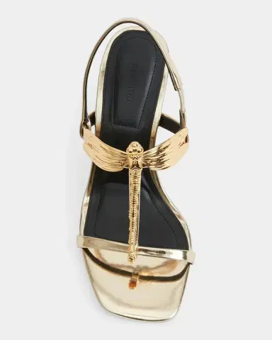 Simkhai 75mm Lula Dragonfly Metallic Leather Sandals | Thumbnail 3 Simkhai 75mm Lula Dragonfly Metallic Leather Sandals | Thumbnail 3