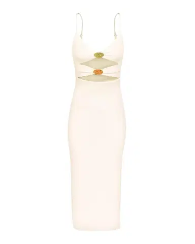 ViX Petra Resin Medallion Cut Out Midi Dress | Thumbnail 1 ViX Petra Resin Medallion Cut Out Midi Dress | Thumbnail 1