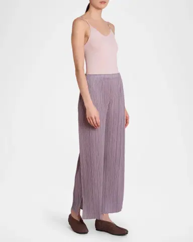 Issey Miyake Monthly Colors: August Pleats Wide-Leg Ankle Pants | Thumbnail 6 Issey Miyake Monthly Colors: August Pleats Wide-Leg Ankle Pants | Thumbnail 6