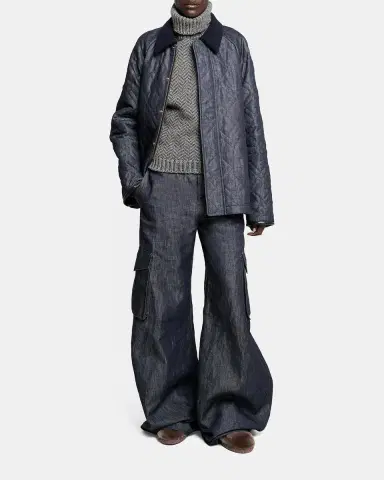 Gabriela Hearst Eos Cotton-Linen Sculptural Flared Cargo Pants | Thumbnail 2 Gabriela Hearst Eos Cotton-Linen Sculptural Flared Cargo Pants | Thumbnail 2