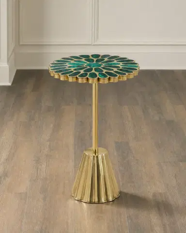 John-Richard Collection Peony Accent Table | Thumbnail 2 John-Richard Collection Peony Accent Table | Thumbnail 2