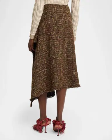 Proenza Schouler Layne Tweed Midi Skirt | Thumbnail 3 Proenza Schouler Layne Tweed Midi Skirt | Thumbnail 3