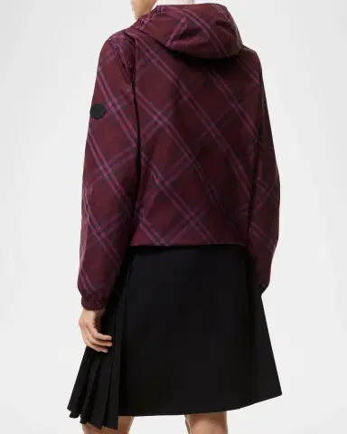 Burberry Salcombe Check Zip Hooded Jacket | Thumbnail 3 Burberry Salcombe Check Zip Hooded Jacket | Thumbnail 3