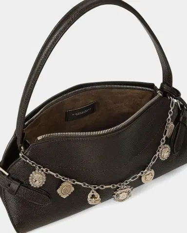 Ralph Lauren The Ralph Charm-Detail Leather Shoulder Bag | Thumbnail 4 Ralph Lauren The Ralph Charm-Detail Leather Shoulder Bag | Thumbnail 4