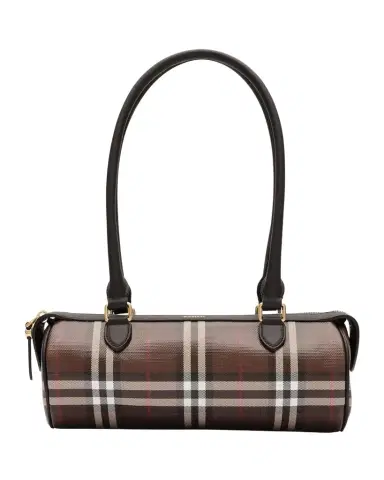 Burberry Mini Check Barrel Shoulder Bag | Thumbnail 1 Burberry Mini Check Barrel Shoulder Bag | Thumbnail 1