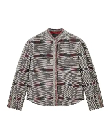 Emporio Armani Geometric Jacquard Blazer | Thumbnail 1 Emporio Armani Geometric Jacquard Blazer | Thumbnail 1