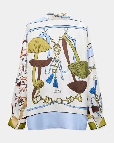 Dorothee Schumacher Cosmic Funghi Silk Twill Blouse | Thumbnail 2 Dorothee Schumacher Cosmic Funghi Silk Twill Blouse | Thumbnail 2
