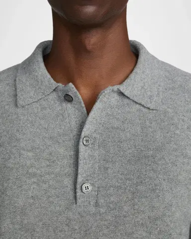Frame Men's Boiled Wool Polo Sweater | Thumbnail 5 Frame Men's Boiled Wool Polo Sweater | Thumbnail 5