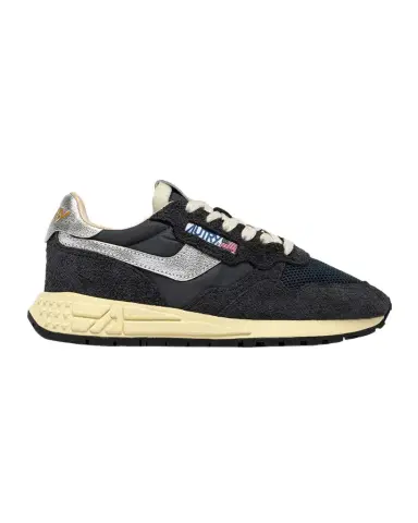 Autry Reelwind Mixed Leather Low-Top Sneakers | Thumbnail 1 Autry Reelwind Mixed Leather Low-Top Sneakers | Thumbnail 1