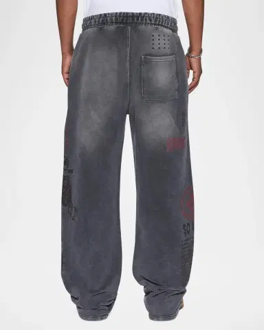Ksubi Printed Cotton Wide-Leg Track Pants | Thumbnail 2 Ksubi Printed Cotton Wide-Leg Track Pants | Thumbnail 2
