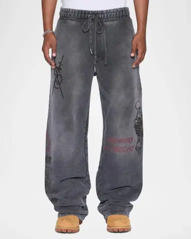 Ksubi Printed Cotton Wide-Leg Track Pants | Thumbnail 3 Ksubi Printed Cotton Wide-Leg Track Pants | Thumbnail 3