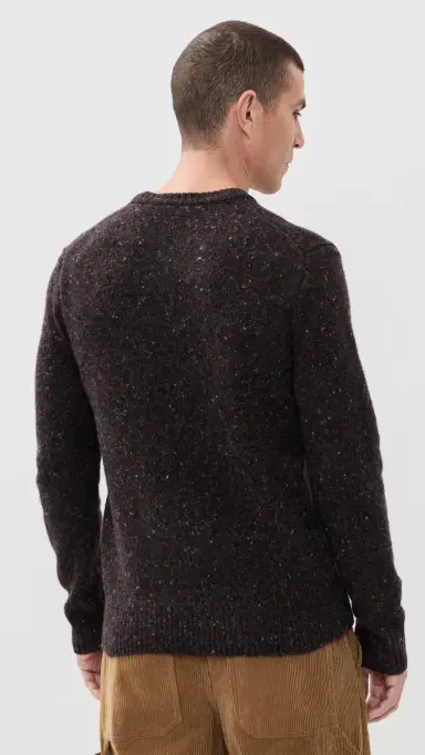 Alex Mill Donegal Crew Neck Sweater Pinot Noir L | Thumbnail 3 Alex Mill Donegal Crew Neck Sweater Pinot Noir L | Thumbnail 3